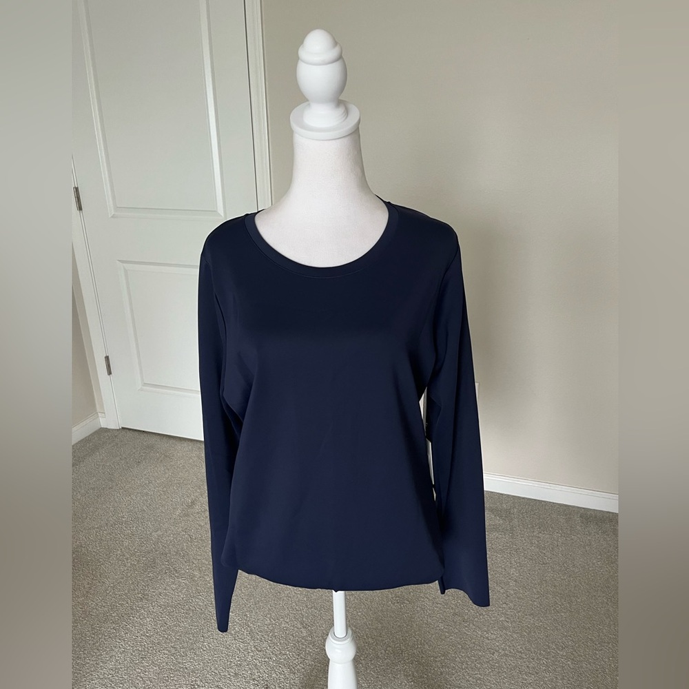 NWT Good American Navy Longsleeve Bodysuit Size 3X